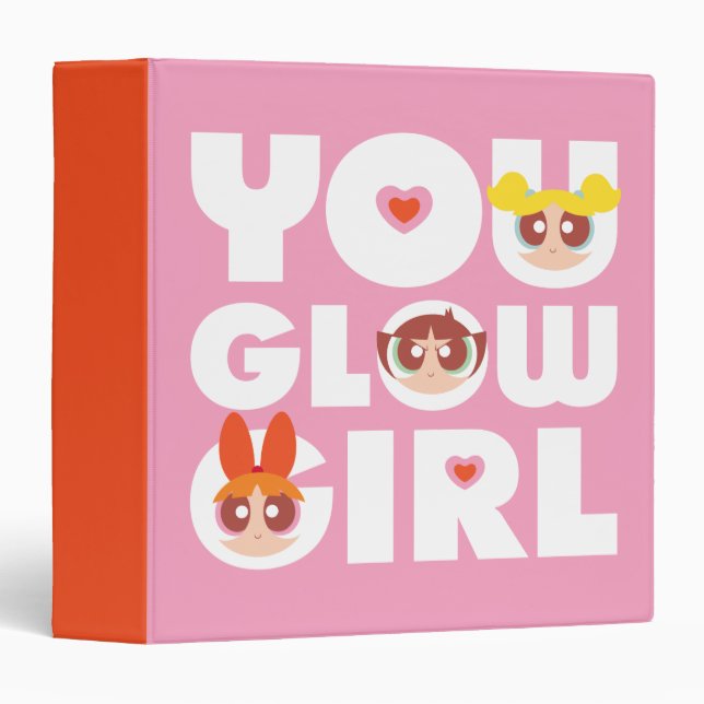 Powerpuff Girls: You Glow Girl Binder (Front/Spine)