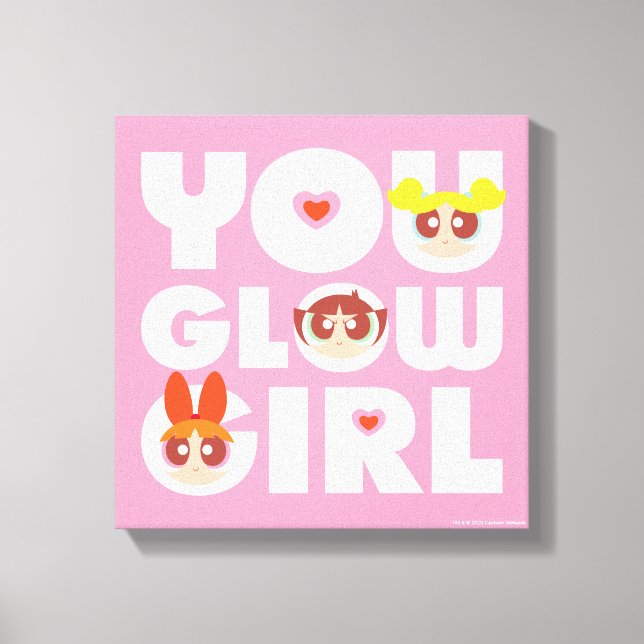 Powerpuff Girls: You Glow Girl Canvas Print (Front)