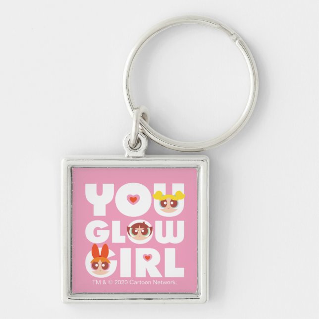 Powerpuff Girls: You Glow Girl Keychain (Front)