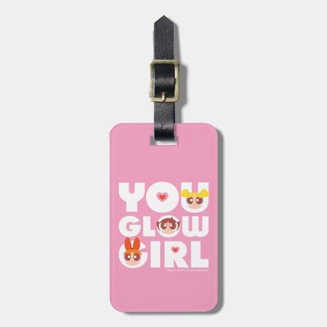 Powerpuff Girls: You Glow Girl Luggage Tag (Front Vertical)
