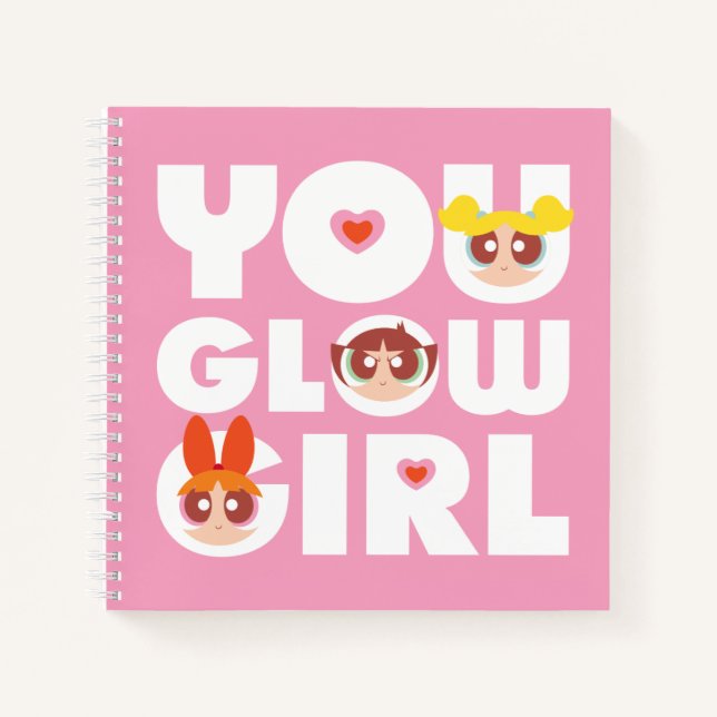 Powerpuff Girls: You Glow Girl Notebook (Front)