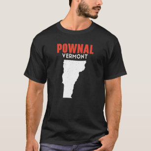 Pownal Vermont USA State America Travel Vermonter T-Shirt