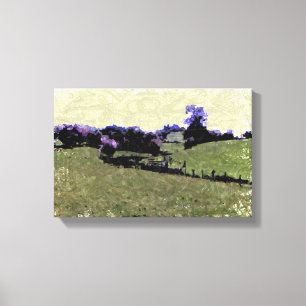 Powys Doodle Canvas Print