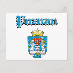 Poznan City Designs Postcard