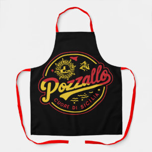 Pozzallo Cuore di Sicilia All-Over Print Apron