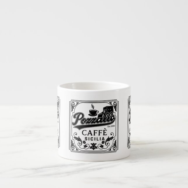Pozzallo Sicilia  Espresso Cup (Front)