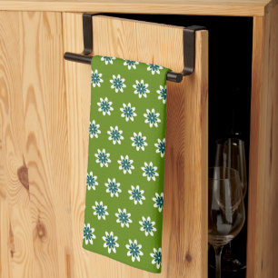 PP 338: Retro 70s Colour Flowers: 2 of 3 Kitchen Towel
