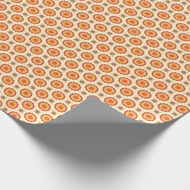 PP 575 Flowers 2 of 3 Wrapping Paper (Corner)