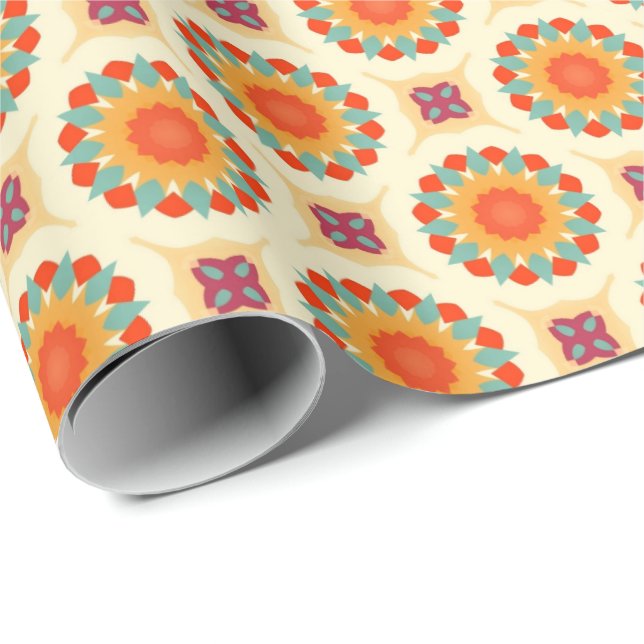 PP 576 Flowers 2 of 3 Wrapping Paper (Roll Corner)