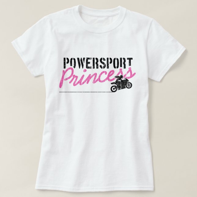 PP Wheelie Chick (vintage) T-Shirt (Design Front)