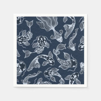 PPaper Napkin with Beautiful Marine Life | Coastal