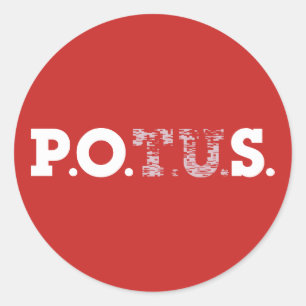 PPOS Stick it to 'em Red Alert Classic Round Sticker