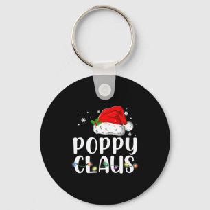 Ppy Claus Santa Christmas Matching Family Keychain