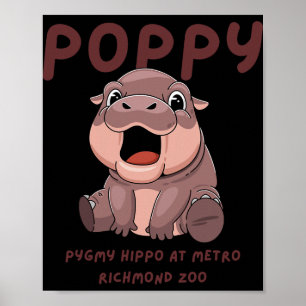 Ppy New Baby Pygmy Hip At Metro Richmond Zoo Virgi Poster