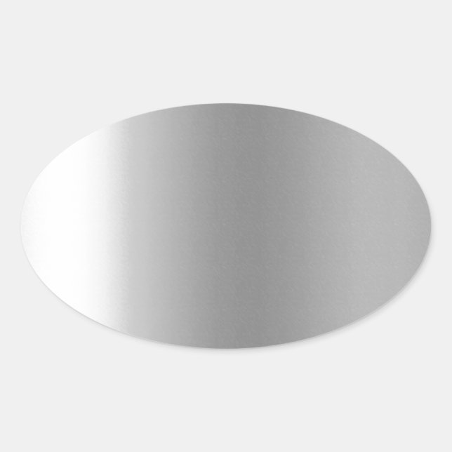 Pr103 SILVER GLEAM SHINY BACKGROUNDS TEMPLATES DIG Oval Sticker (Front)
