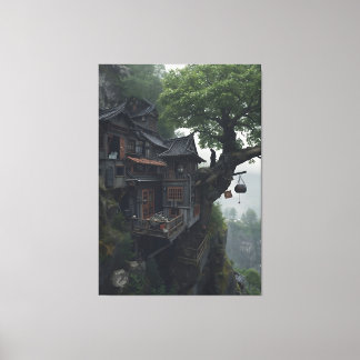 PR-C18. The Cliff Hermitage Canvas Print