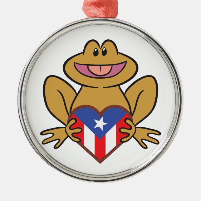 PR Coqui Metal Ornament (Front)