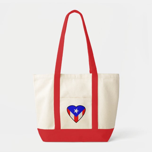 pr-heart tote bag (Front)