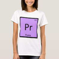 Pr - Prune Fruit Chemistry Periodic Table Symbol