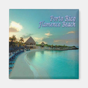 PR - Puerto Rico - Culebra Island - Flamenco Beach Magnet