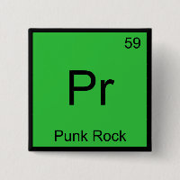 Pr - Punk Rock Funny Chemistry Element Symbol Tee