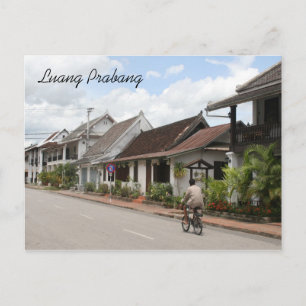 prabang street postcard