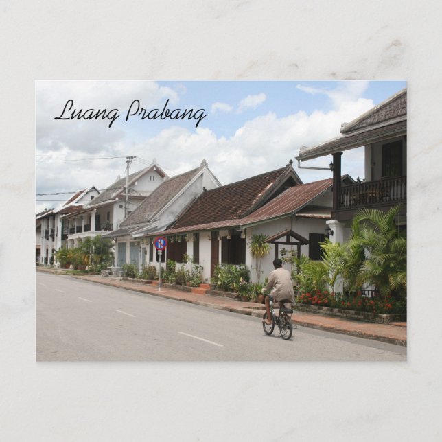 prabang street postcard (Front)