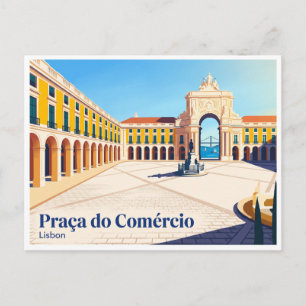 Praça do Comércio Lisbon Portugal Postcard