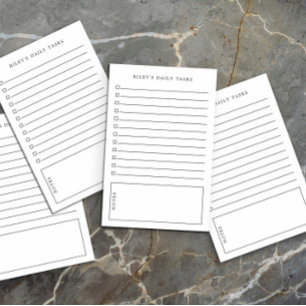 Practical Daily Tasks & Notes Add Name