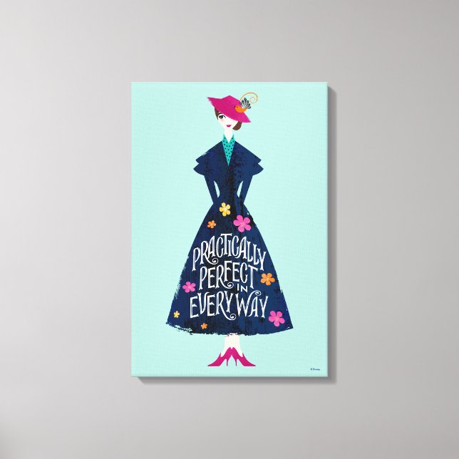 Practically Perfect in Every Way Canvas Print (Front)