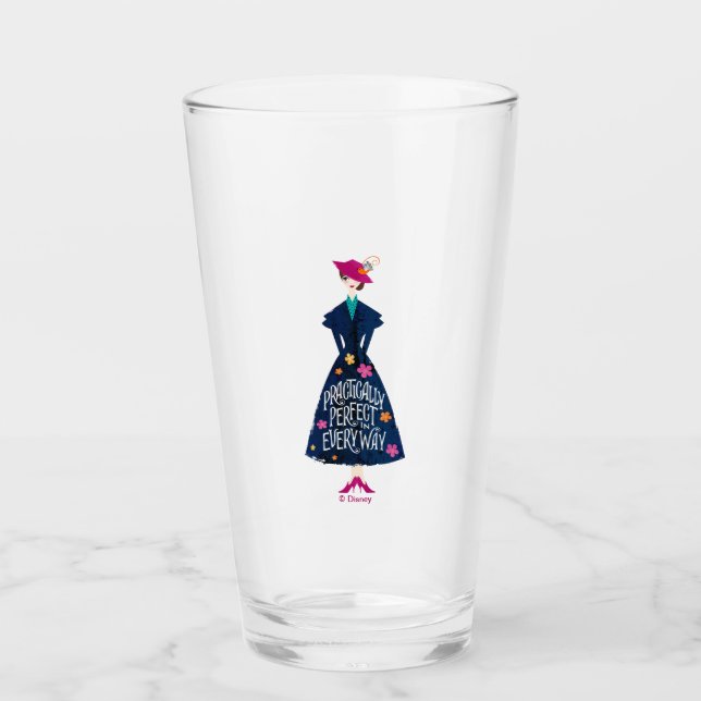 Practically Perfect in Every Way Glass (Front)
