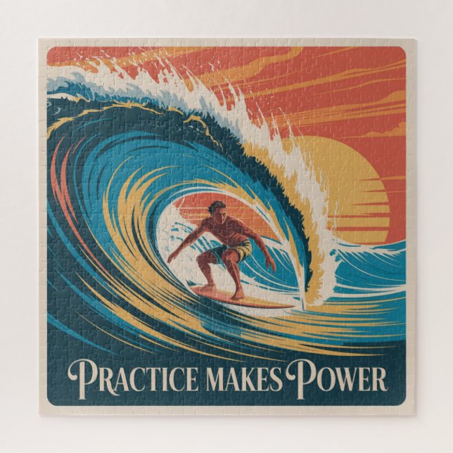 Practice Makes Power Jigsaw Puzzle (Vertical)