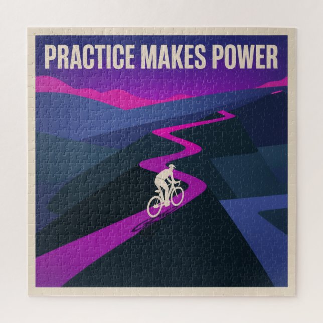 Practice Makes Power Jigsaw Puzzle (Vertical)