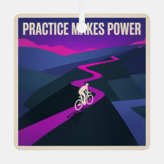 Practice Makes Power Metal Ornament
