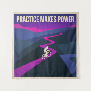 Practice Makes Power Tapestry