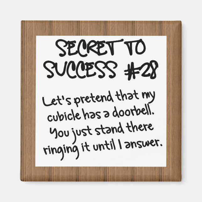 Practice Proper Office Etiquette Magnet (Front)