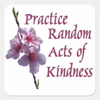 Practice Random Acts of Kindness Stickers