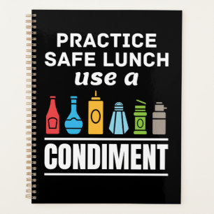 Practice Safe Lunch Use a Condiment Cafeteria  Planner