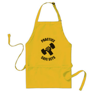 Practice Safe Sets - Gym Humour Standard Apron
