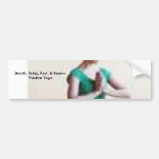 Practice Yoga Bumper Sticker