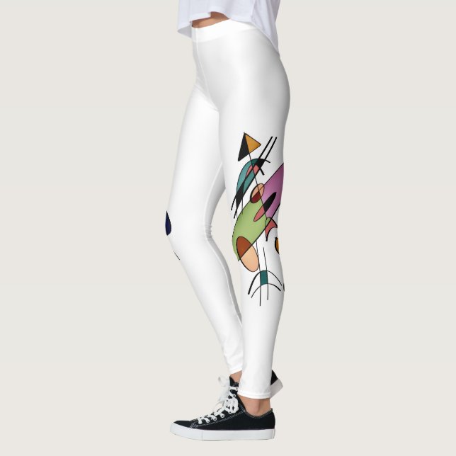 PracticeLove Womens Leggings design par David Flyn (Gauche)