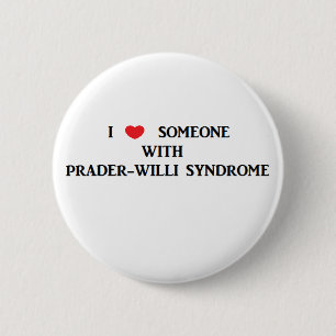 Prader-Willi Syndrome 2 Inch Round Button