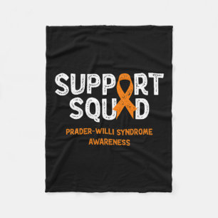 Prader-willi Syndrome Awareness Day Support Squad Fleece Blanket