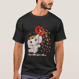 Prader-Willi Syndrome Awareness - elephant sunflow T-Shirt