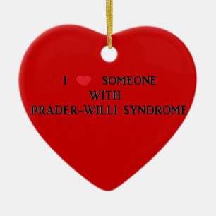 Prader-Willi Syndrome Ceramic Ornament