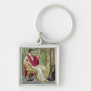 Praetor, No. 38 from 'Antique Rome', engraved by L Keychain