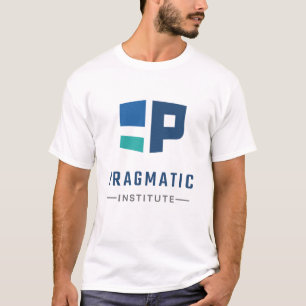Pragmatic Institute–Men's plain white tee