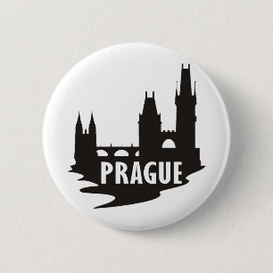 Prague 2 Inch Round Button