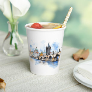 Prague, A Sip of History Paper Cups