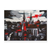 Prague. A view from the window